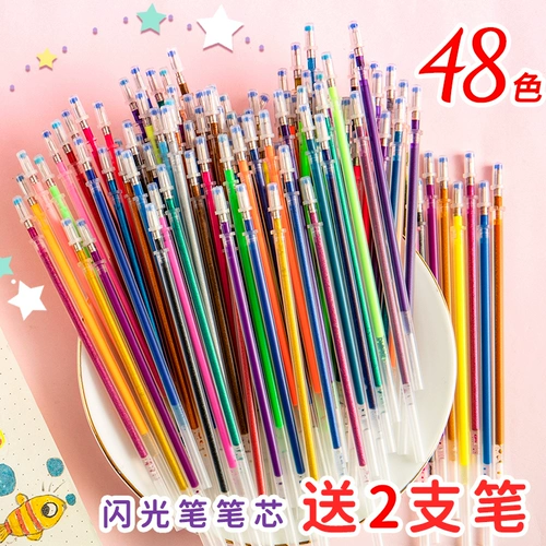 Мигающий металлический гель, 48 цветов