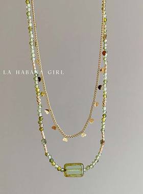 LaHabanagirl天然锆石项链