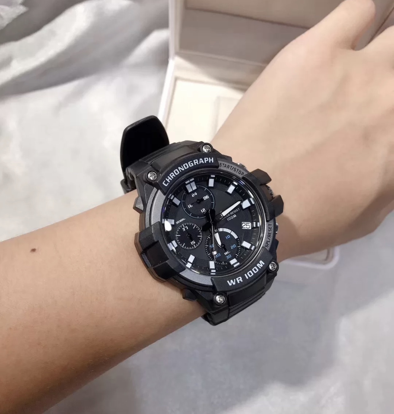 卡西欧指针时尚休闲防水手表