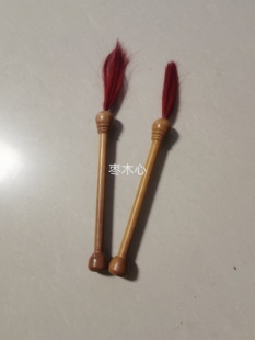 新品鼓棒锣锤鼓槌威风锣鼓鼓锤实木锣棒一对架子鼓打鼓战鼓堂鼓