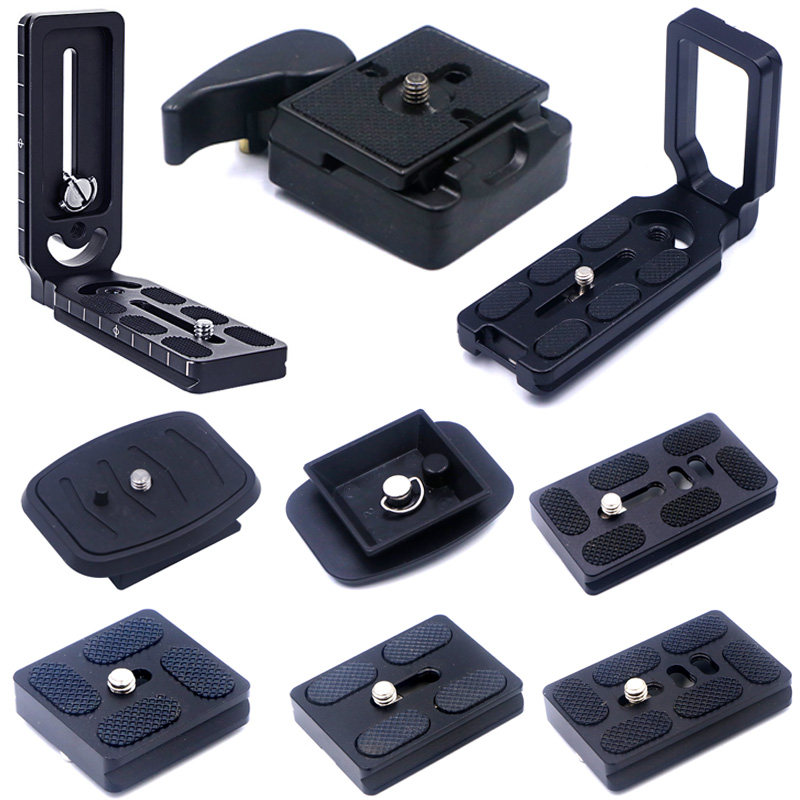 手机直播支架快装板单反相机液压