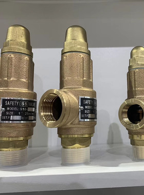 富超全铜弹簧式安全阀A22W-16T锅炉模温机换热站供热台湾SS S10