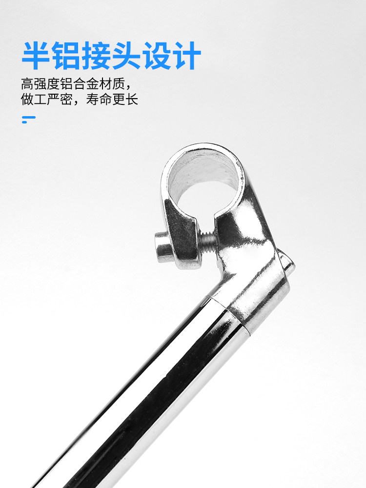 자전거 핸들 바 세미 알루미늄 거위 헤드 핸들 바 라이저 프론트 포크 라이저 25.4 유형 26 핸들 바 높이 액세서리