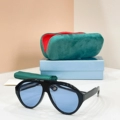 Black Frame Blue Lens