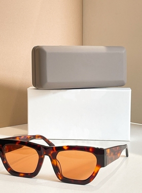 私藏港风墨镜 欧美复古方框明星同款太阳眼镜女ins风街拍可配度数