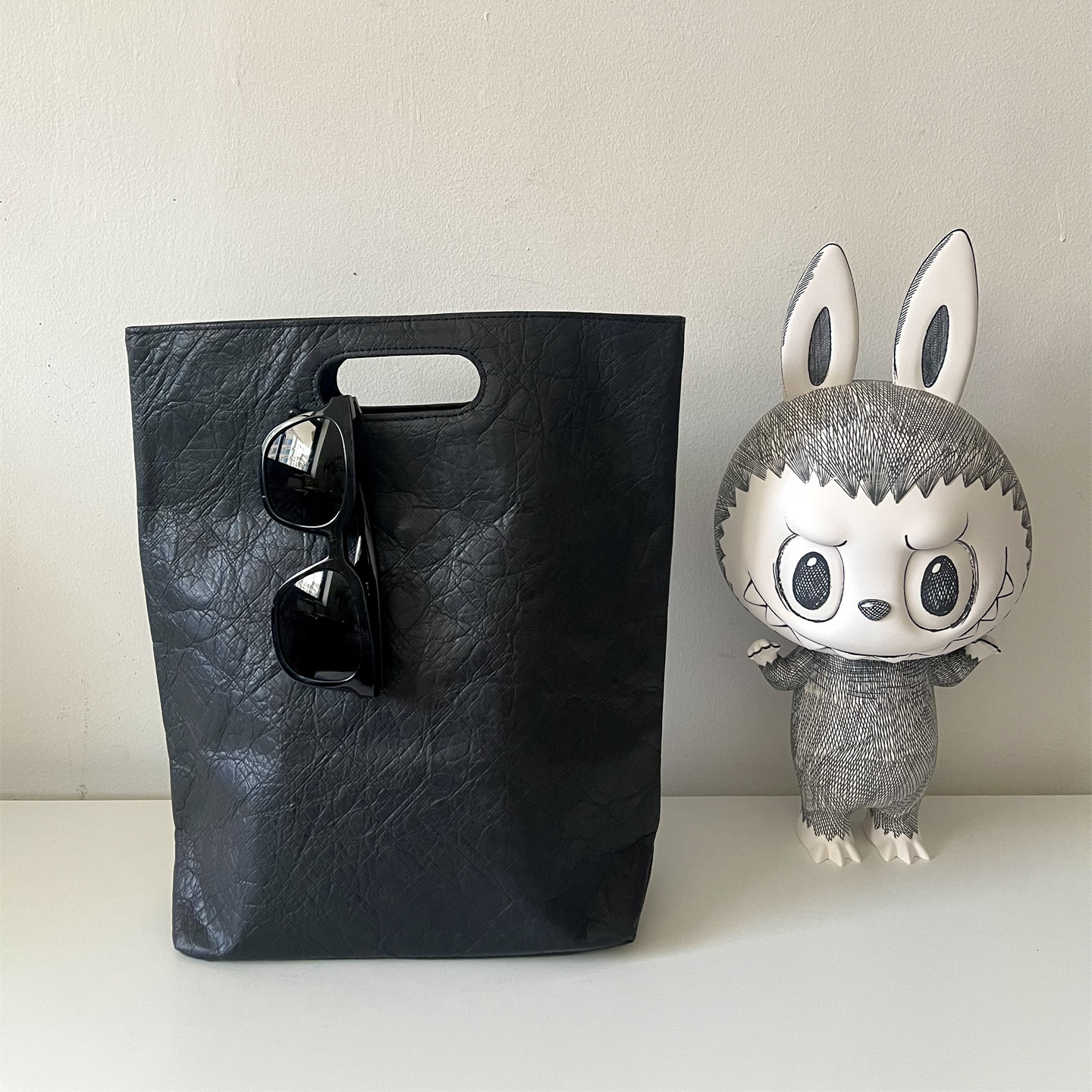 黑色麦当劳日式饭盒包便当袋