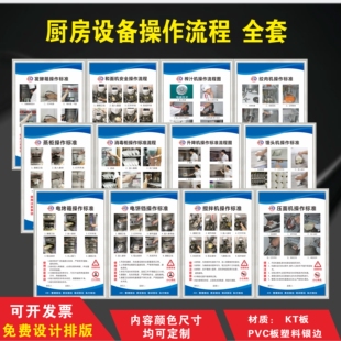 厨房设备操作标准流程图电烤箱操作标准榨汁机操作标准流程4D制度
