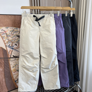秋季 外贸男装 防风防水直筒工装 裤 重磅山系 休闲伞兵裤 男女情侣
