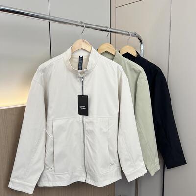 强烈推荐！挺括有型！外贸男装春季户外透气百搭立领休闲夹克外套