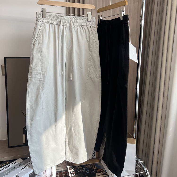 简约随性风！立体剪裁！外贸男装春夏时尚百搭抽绳阔腿运动休闲裤,男装,休闲裤,淘宝优惠券,粉丝福利购,淘宝优惠卷