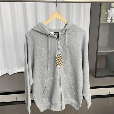 开衫连帽卫衣外套纯棉