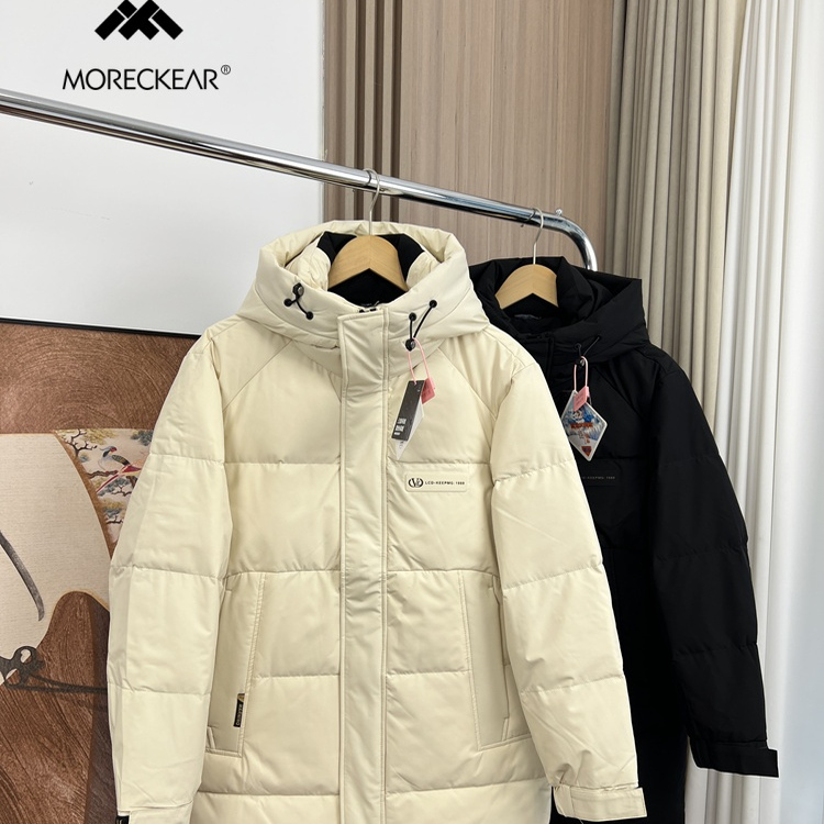 户外高端系列！三防科技！外贸男装冬季防风保暖中长款羽绒服外套