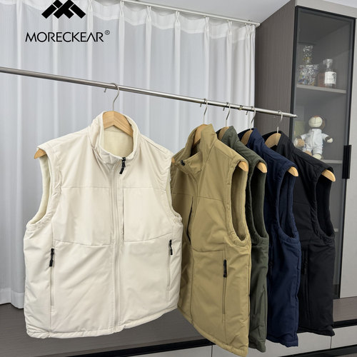 外贸摇粒绒防风保暖马甲背心