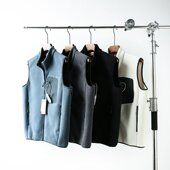 重磅好货 双面加绒抓绒摇粒绒马甲外套 秋冬季 户外防风 外贸男装