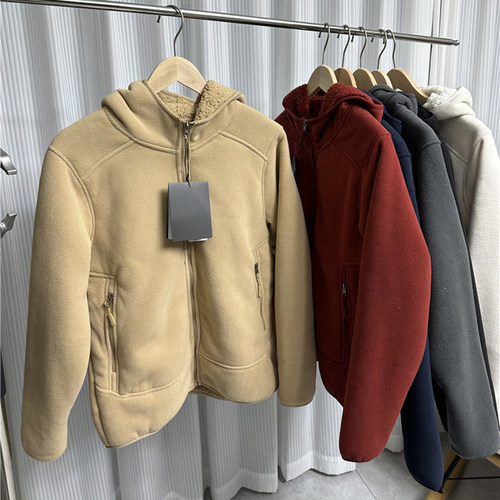 加厚保暖摇粒绒夹克外套