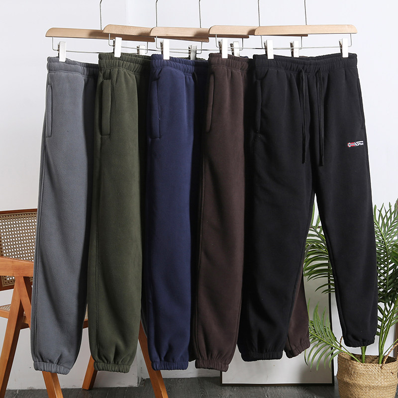 北欧挪威牛裤！加绒加厚！冬季男女外贸情侣户外保暖运动休闲卫裤