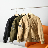 男士 经典 外贸棒球领保暖羽绒服夹克外套 90白鸭绒 冬季 M65版 型