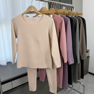 内衣套装 秋冬男女外贸无痕保暖舒适秋衣秋裤 双面德绒 升级版