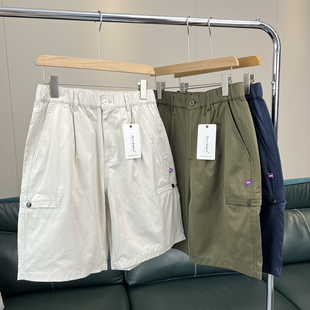夏季 外贸男装 松紧腰直筒工装 休闲五分裤 自留推荐 短裤 复古百搭