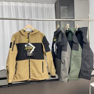 飞禽系列！防风防水！外贸男装秋冬户外运动加绒保暖软壳夹克外套