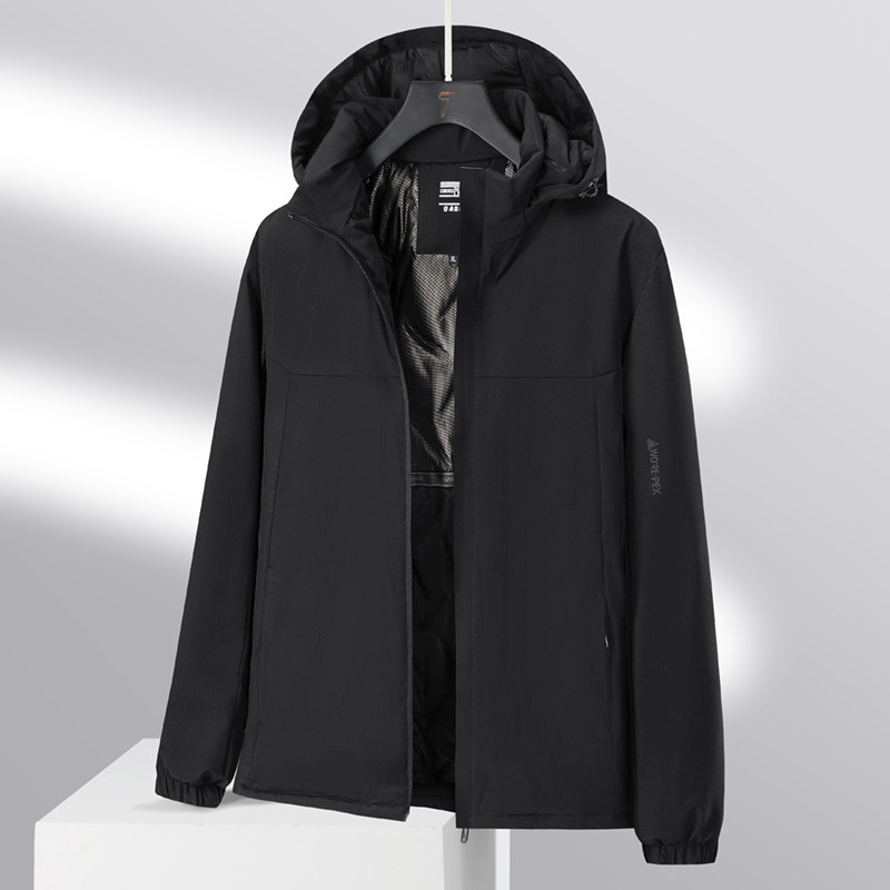 防风防水连帽棉衣外套潮