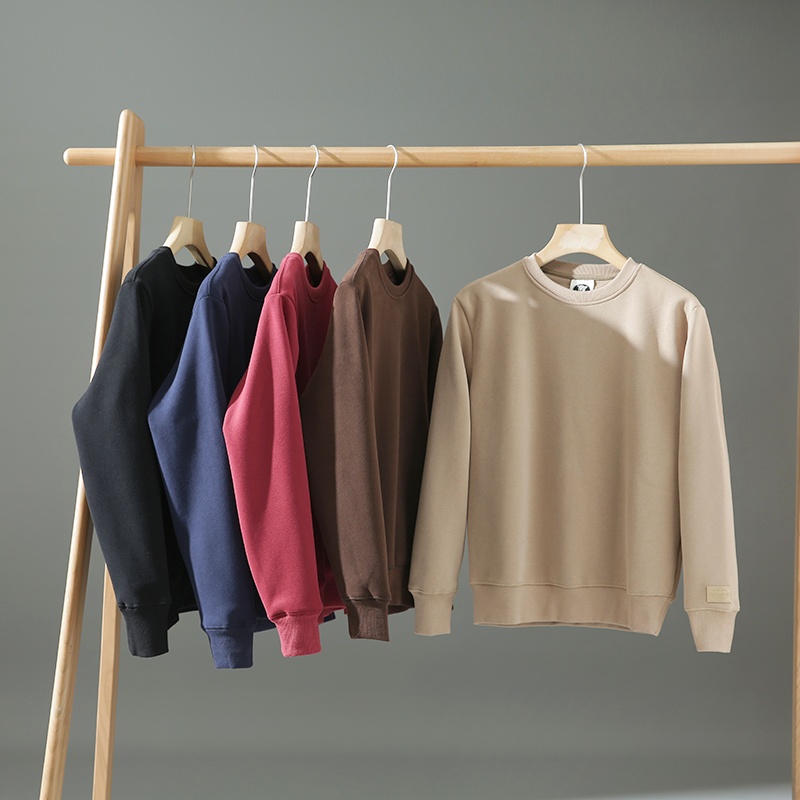 加绒保暖休闲卫衣套头