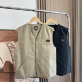 秋季 抗撕裂 男女外贸户外休闲坎肩背心V领马甲 全棉透气 欧美单