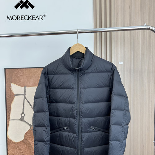 高端货！95白鸭绒填充！外贸男装秋冬轻盈蓬松保暖立领羽绒服外套
