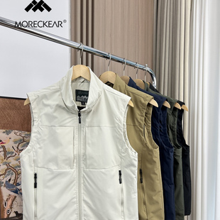 秋季 都市高端户外 外贸男装 多口袋 立领防水透气休闲马甲潮 工装