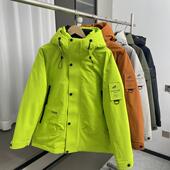 男士 冬季 外贸户外运动防风防水压胶充绒羽绒服 山系单 线下1299