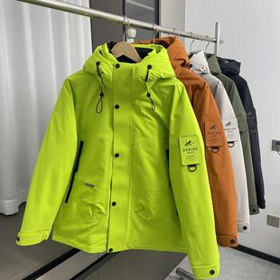 线下1299!山系单!冬季男士外贸户外运动防风防水压胶充绒羽绒服