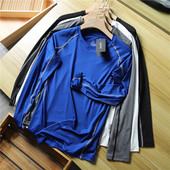 速干t恤跑步健身篮球运动训练紧身打底上衣 衣男长袖 PRO高弹 秋季