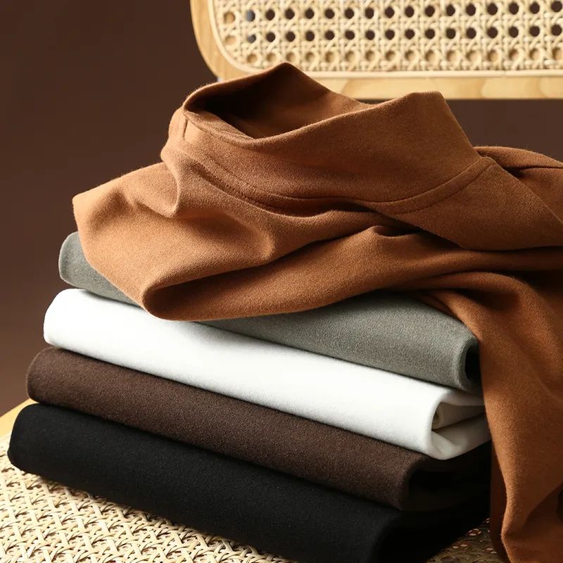 半高领休闲打底衫长袖T恤