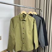 衬衫 老客户懂 轻便透气百搭宽松休闲翻领长袖 外贸男装 速干弹力