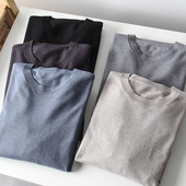 秋冬百搭纯色圆领针织衫 多色 外贸男装 软糯舒适 毛衣 细腻亲肤