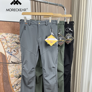 秋冬保防风暖加绒透气软壳休闲裤 外贸男装 3D立裁 户外飞禽系列