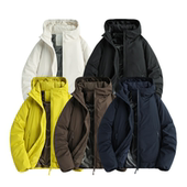 冬季 外贸男装 户外轻盈保暖连帽棉衣外套潮 石墨烯蓄热 男女同款