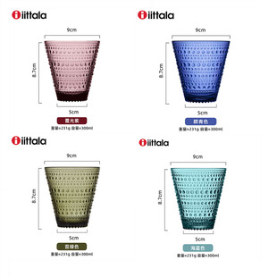芬兰iittala 伊塔拉露珠系列玻璃杯水杯简约北欧风现货