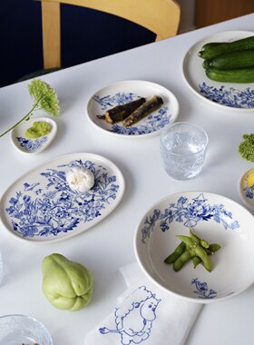 Arabia姆明Haru素描陶瓷杯盘碗