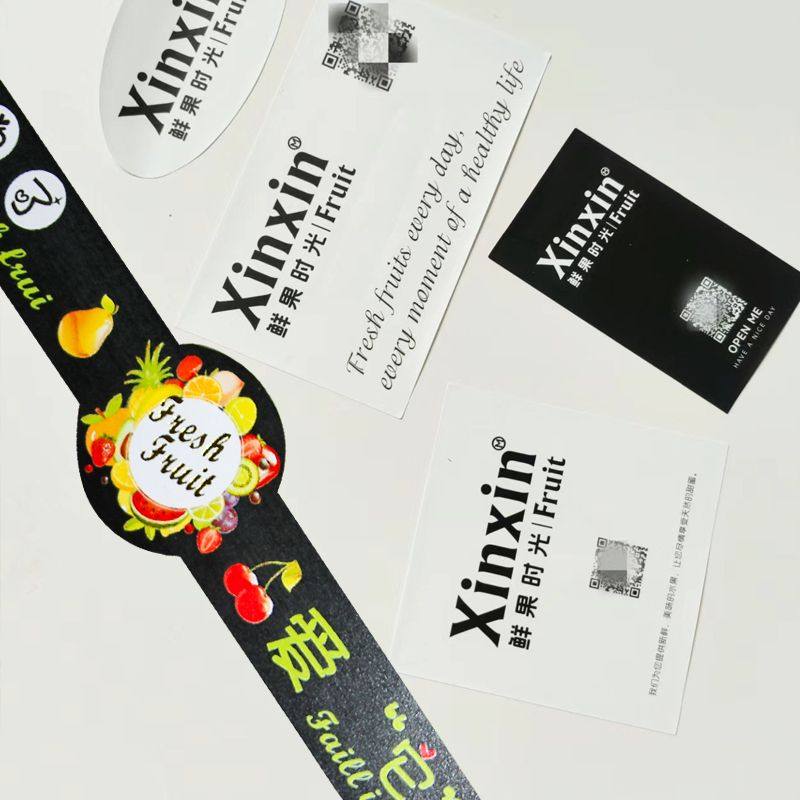 个性水果不干胶精品长条腰封包装通用水果标签贴纸水果捞包装盒贴,文具电教/文化用品/商务用品,不干胶标签,淘宝优惠券,粉丝福利购,淘宝优惠卷