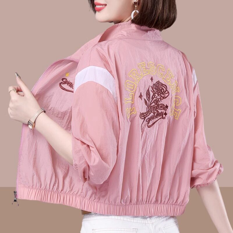 冰丝防晒衣女款夏季薄款2026新款大尺码小个子短款空调开衫外套上