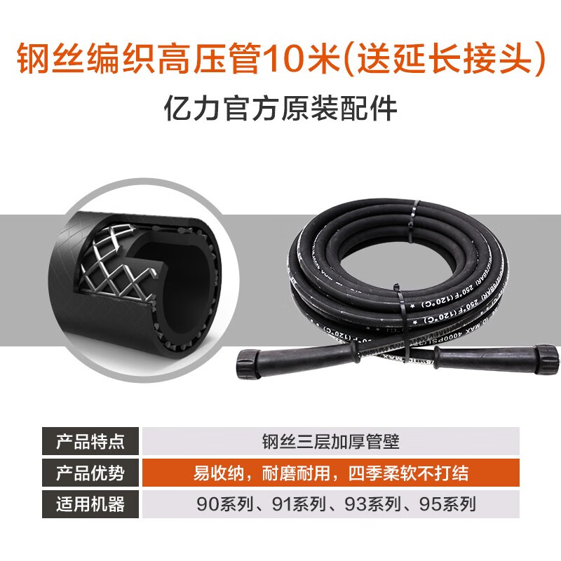 亿力9系商用高压管洗车机