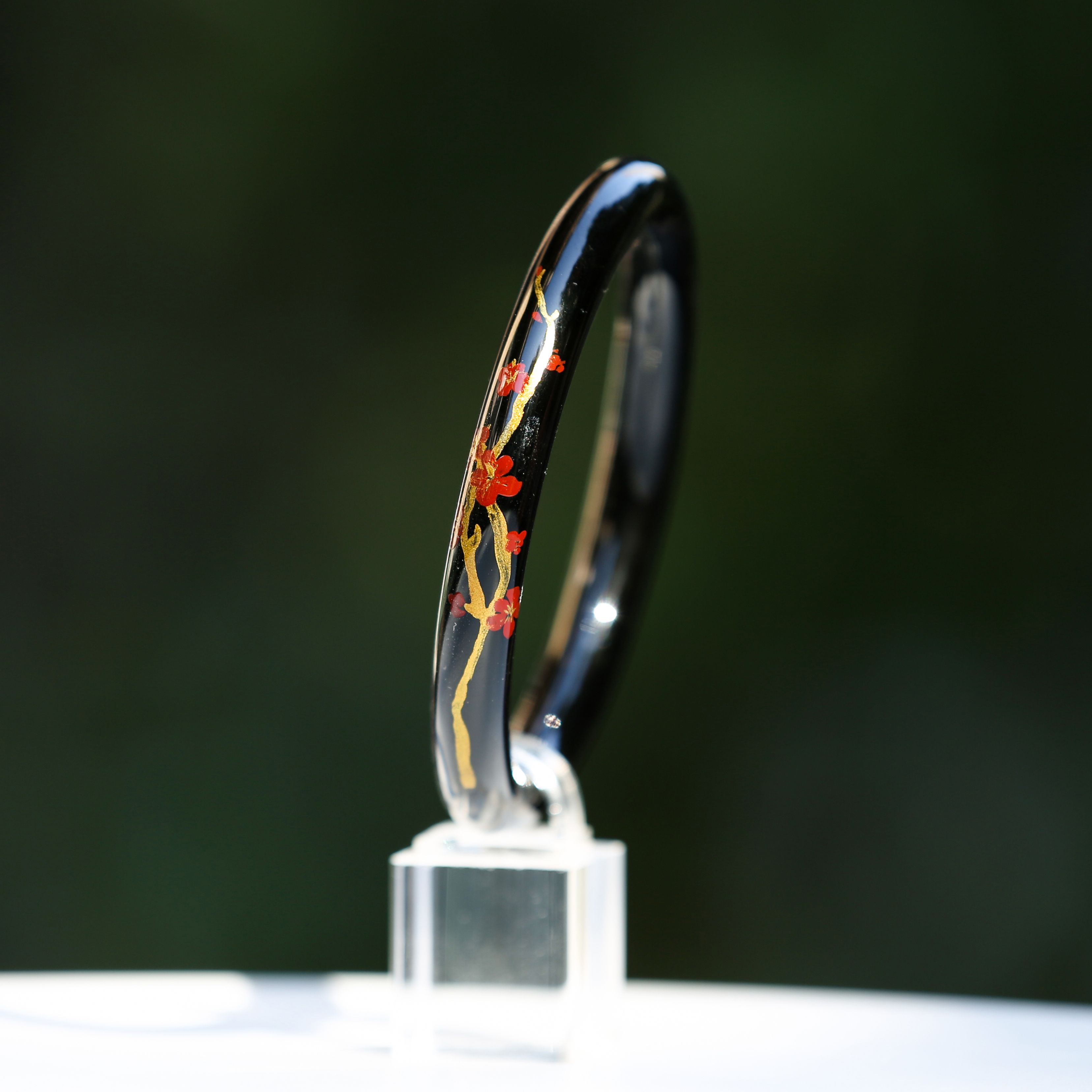 黑梅大漆手镯中国风宫廷女士