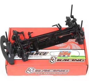 SNRC R3-G 1/10 4WD 中置电机电房 平路车架 竞赛RC遥控车 120002