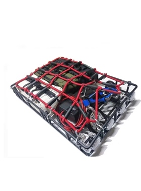 MN128 MN168 牧马人升级改装车顶灯可亮 RC装饰件行李架包 装饰件