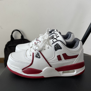 男学生百搭运动休闲鞋 ins港风潮牌复古厚底气垫球鞋 男鞋 2024新款