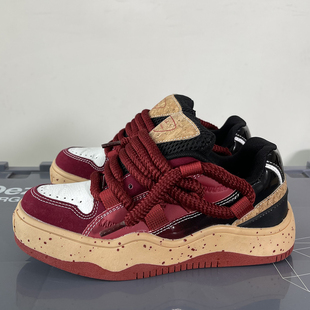 情侣百搭休闲运动鞋 国潮男鞋 厚底板鞋 复古潮流面包鞋 ins2024新款