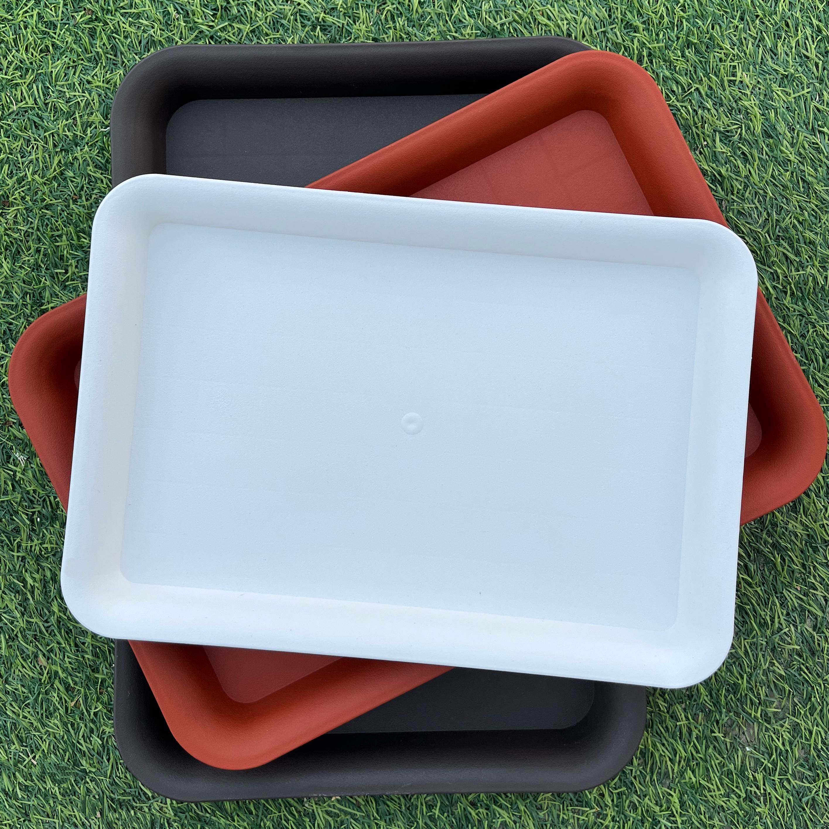 磨砂树脂加厚塑料长方形花盆托盘盆托接水盘底座花盘加深阳台,鲜花速递/花卉仿真/绿植园艺,花托/移动托盘,淘宝优惠券,粉丝福利购,淘宝优惠卷