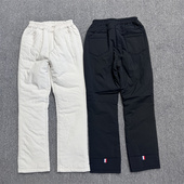 外穿棉裤 子外穿薄棉柔软保暖女款 秋冬夹棉九分裤 外贸尾货女款