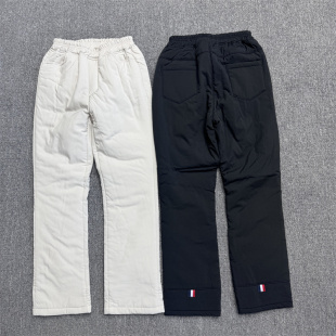 外穿棉裤 子外穿薄棉柔软保暖女款 秋冬夹棉九分裤 外贸尾货女款